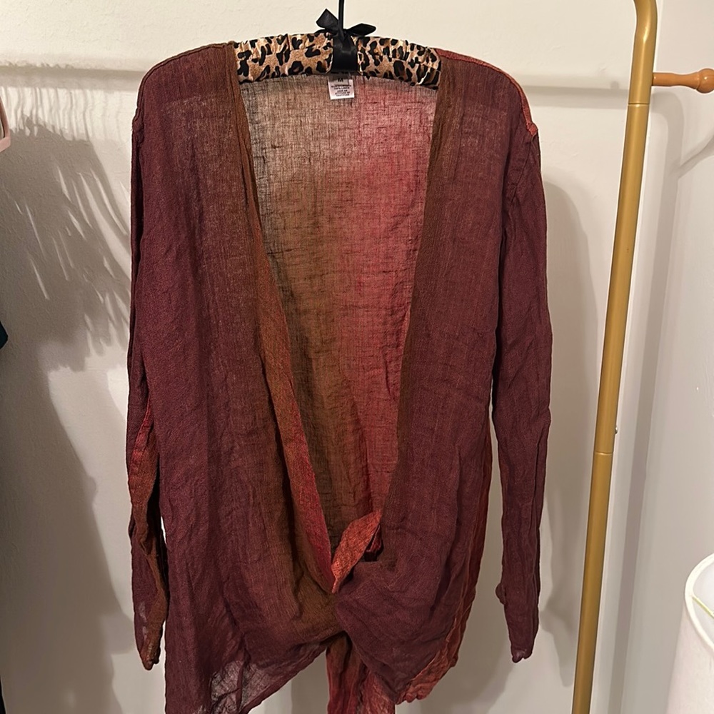 Flax rust/ombré  colored size medium cardigan.